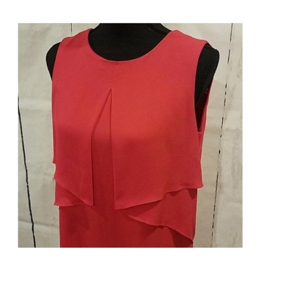 BCBG Maxazria Amelie Sleeveless Draped Dress Large - Picture 6 of 7